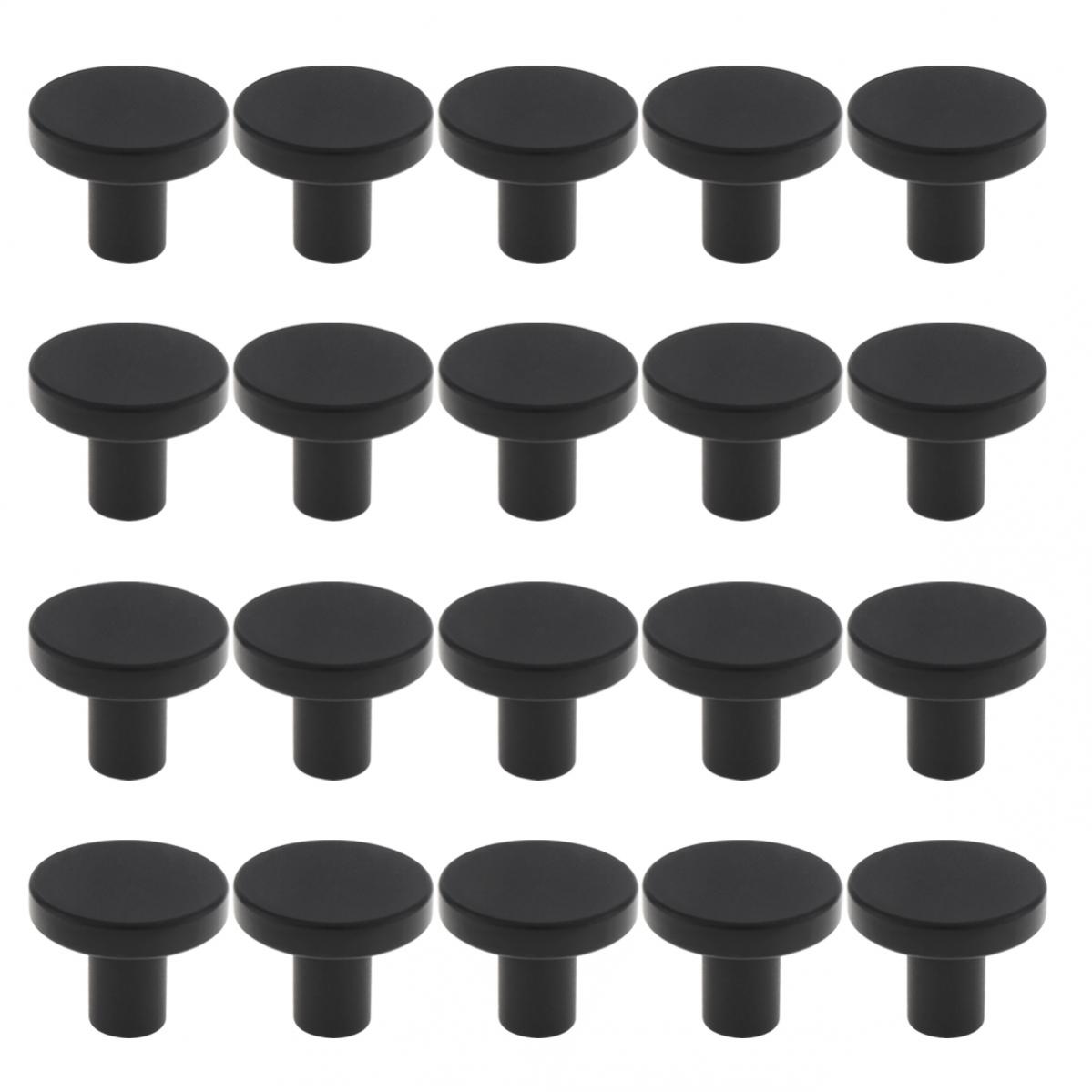Furniture Hardware Products - 20Pcs Round Kitchen Cabinet Knobs Solid