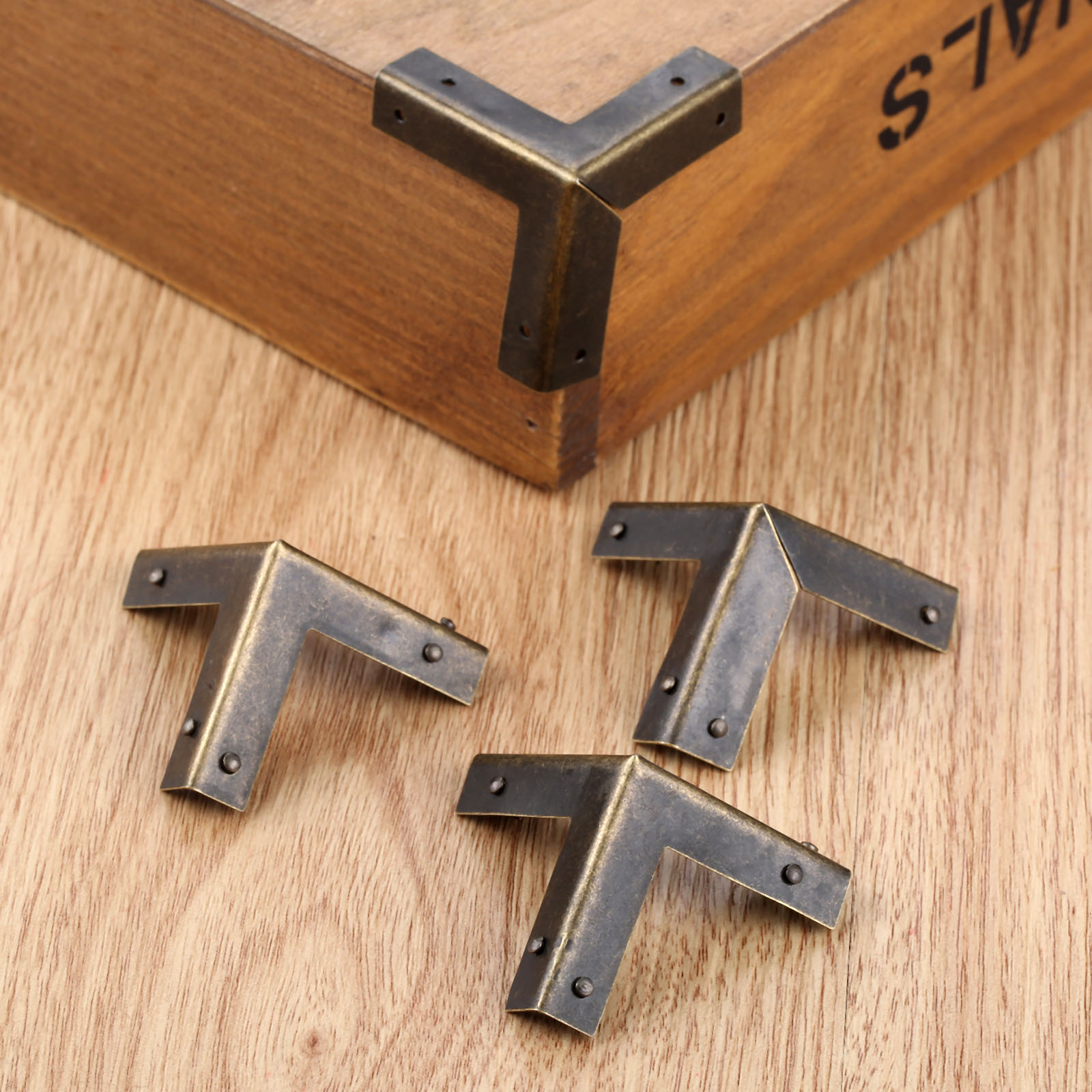 DRELD 4Pcs Antique Bronze Corn - Furniture Hardware Wood ulasan dan harga