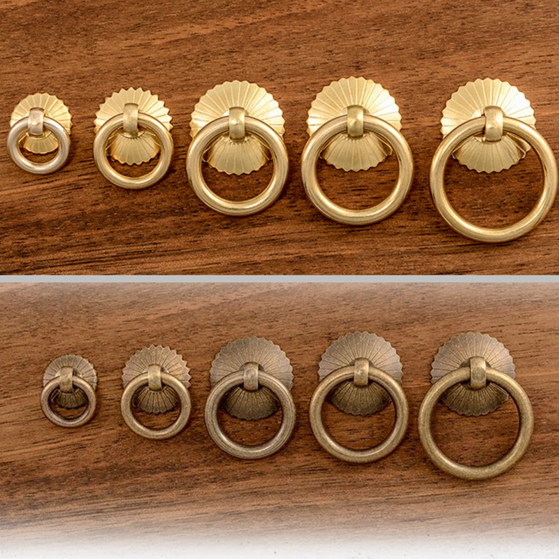 Vintage Brass Cabinet Ring Kno - Furniture Hardware Products ulasan dan harga