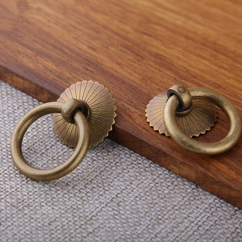 Vintage Brass Cabinet Ring Kno - Furniture Hardware Products ulasan dan harga