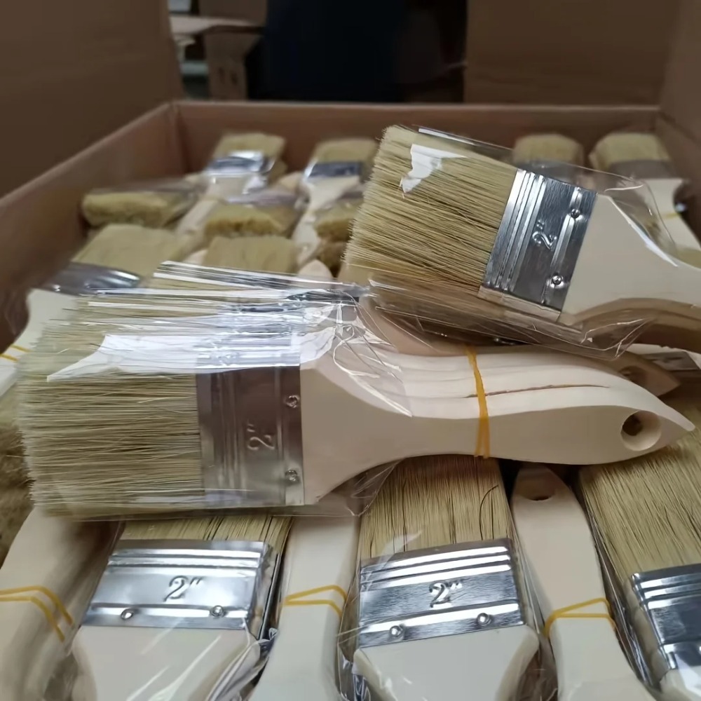 Wooden Paint Brush Set with Er - Furniture Hardware Products ulasan dan harga