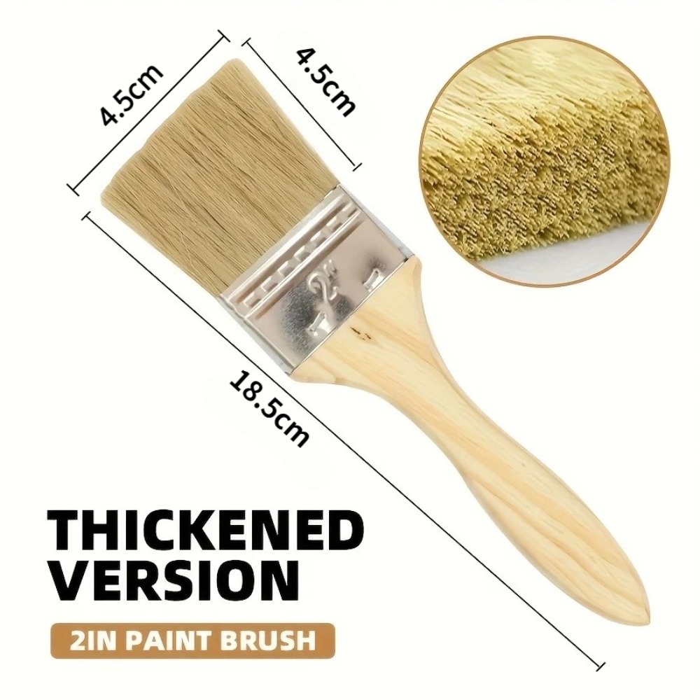 Wooden Paint Brush Set with Er - Furniture Hardware Products ulasan dan harga