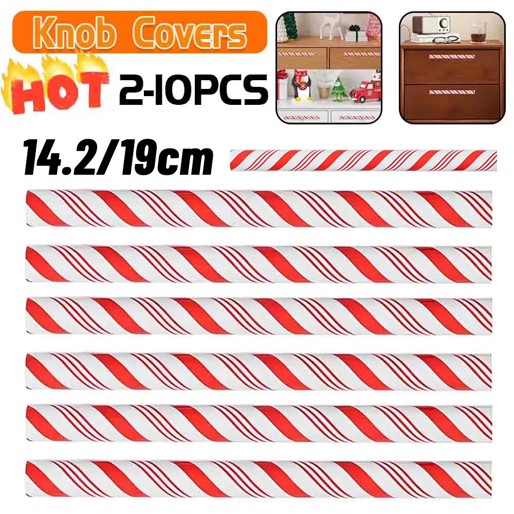 2-10Pcs Christmas Knob Covers  - Furniture Hardware Wood ulasan dan harga