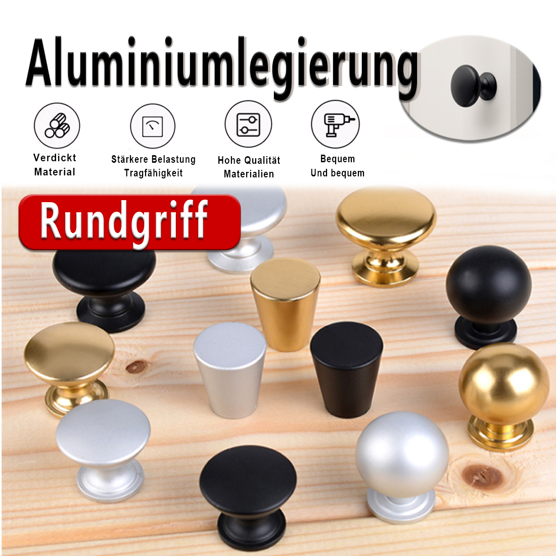5PCS Aluminum Kitchen Cupboard - Furniture Hardware Products ulasan dan harga