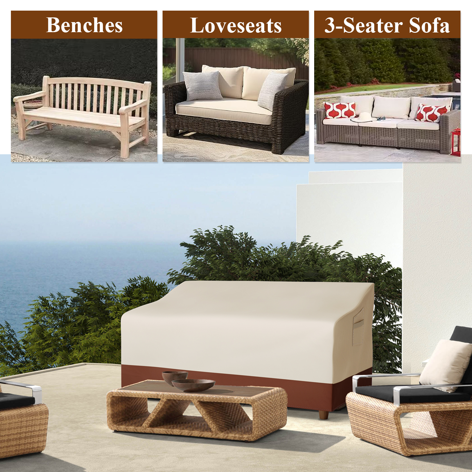 Outdoor Sofa Cover Waterproof  - Furniture Hardware Products ulasan dan harga